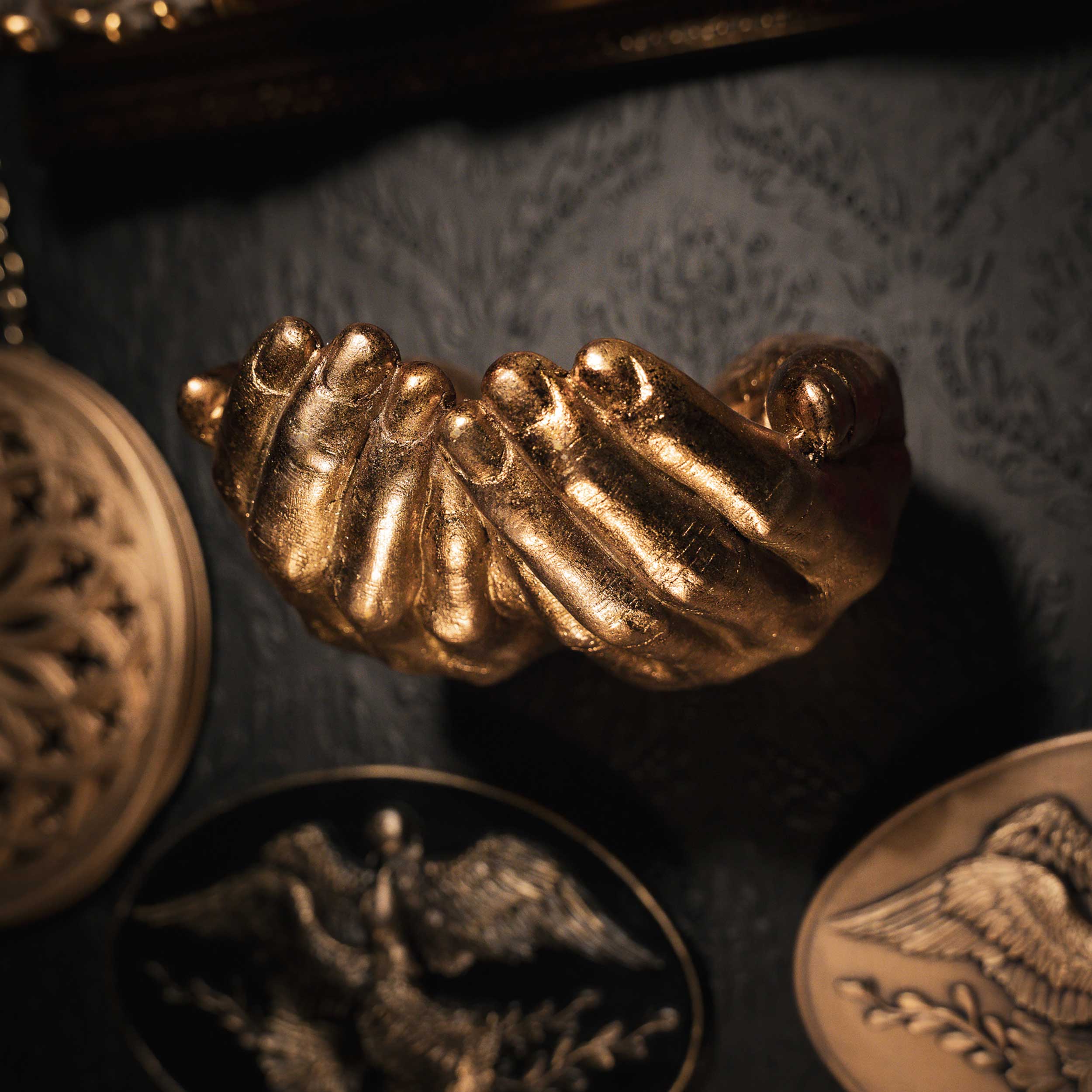 Gold Hands Wall Bowl - Image 4