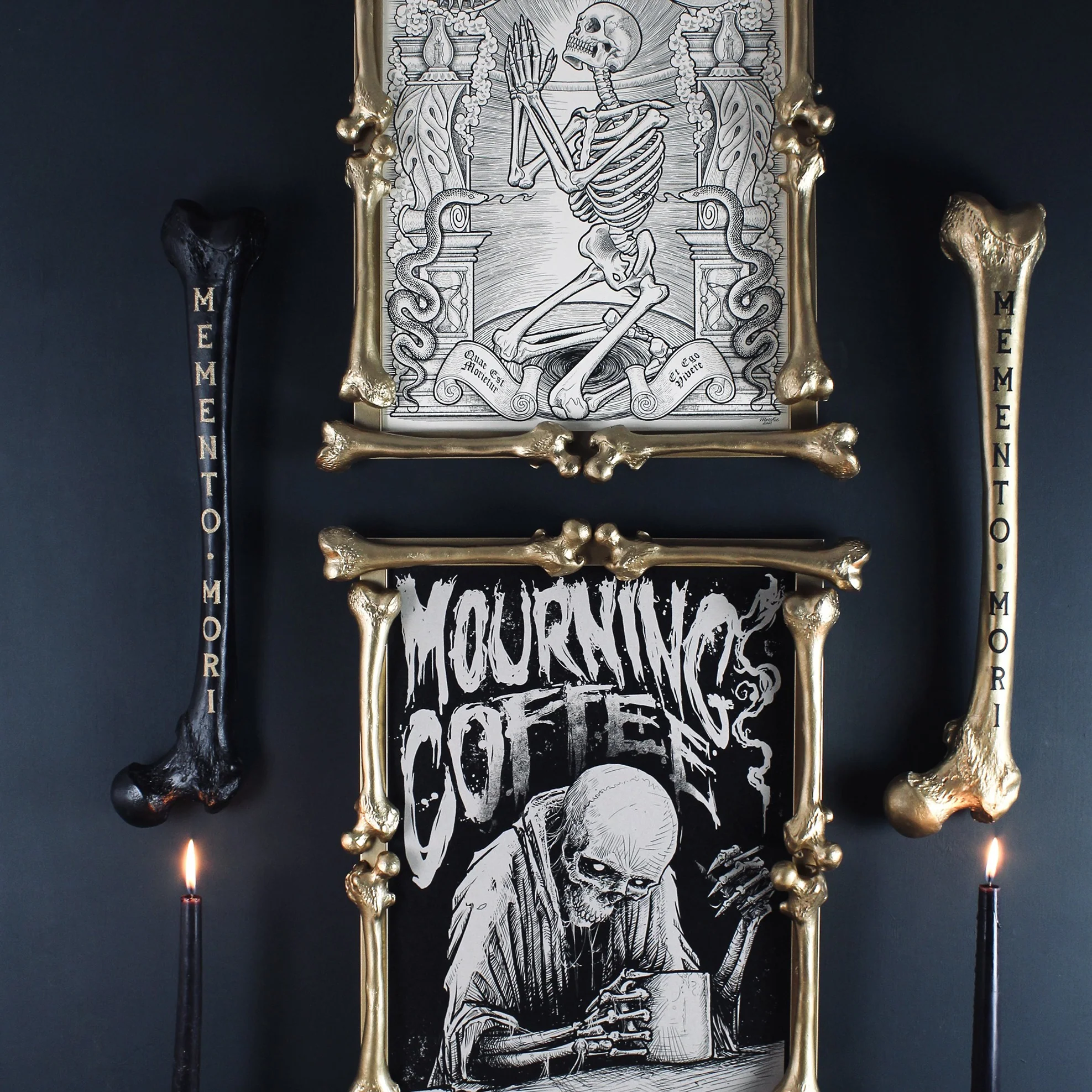 Memento Mori - Engraved Femur Bone - Image 3