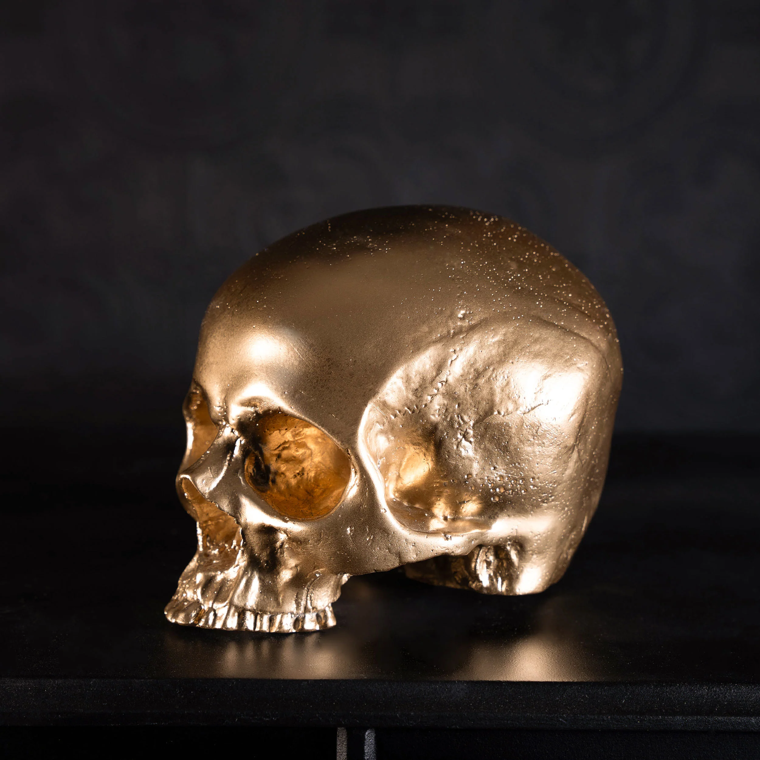 Skull of Jane Doe Ornament - Gold - Image 3
