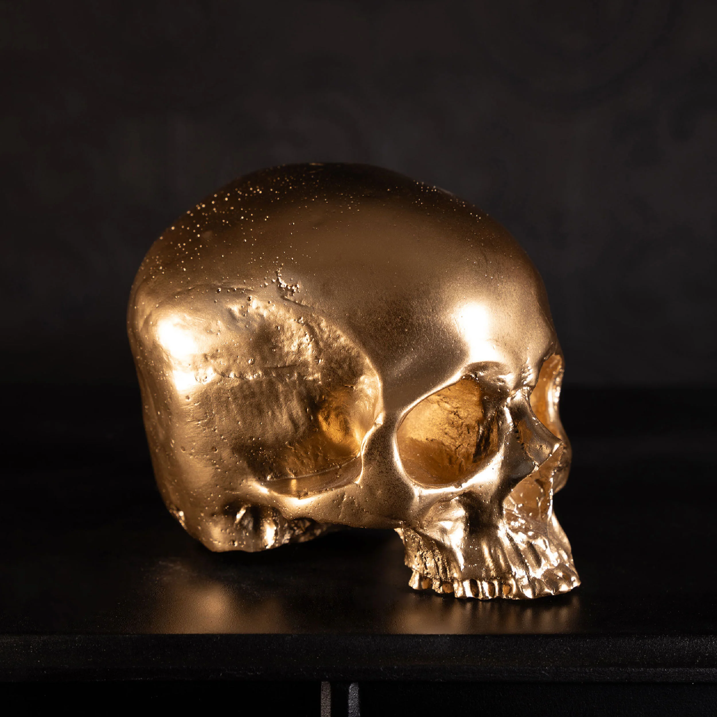 Skull of Jane Doe Ornament - Gold - Image 4