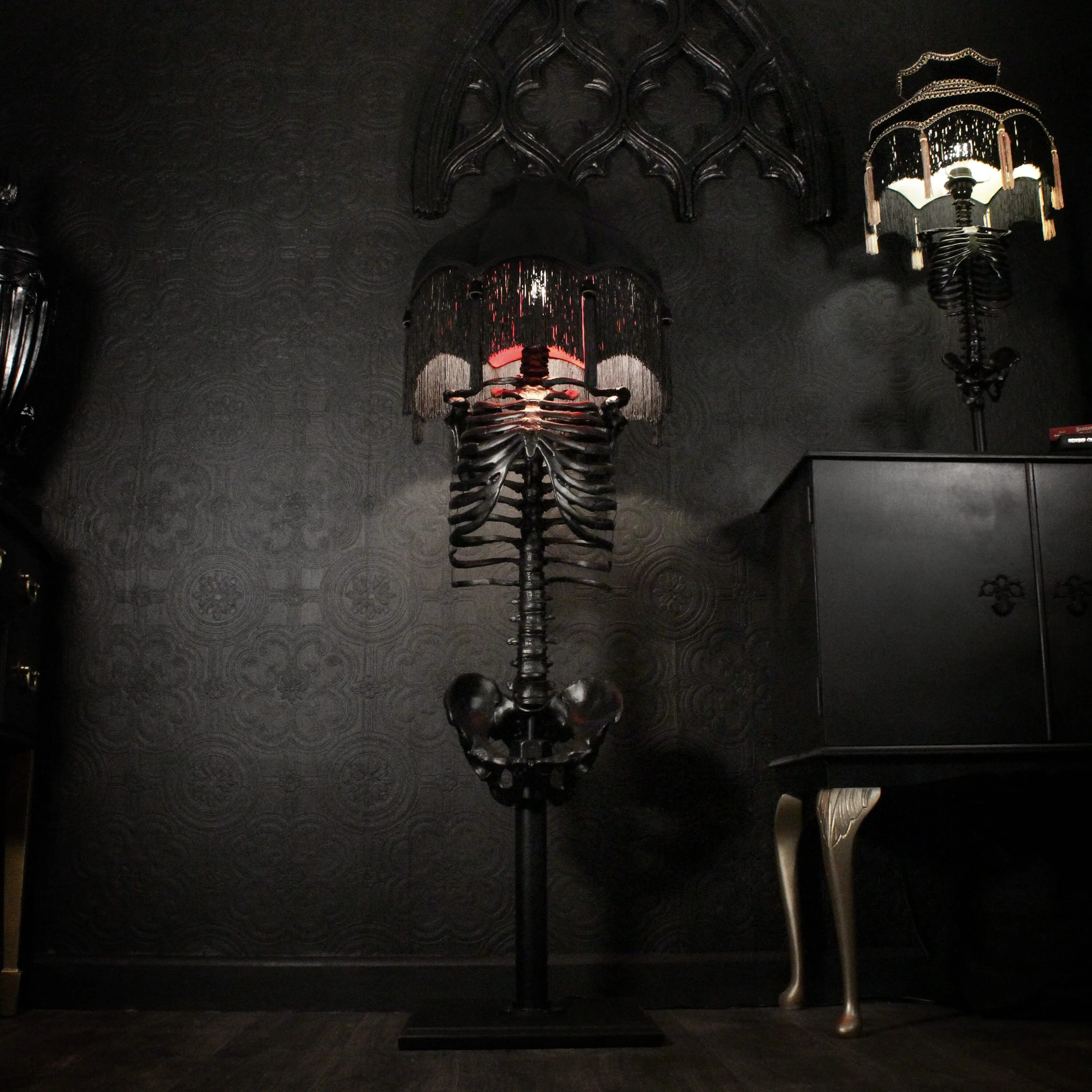 The Skeleton Floor Lamp - Urszula Baroque Edition by The Blackened Teeth - Image 3